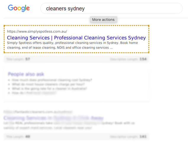 VERITAS EVENTS case study — ranked #1 on Google for "event management sydney"